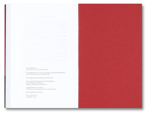 Against Barthes: The Eye and the Index