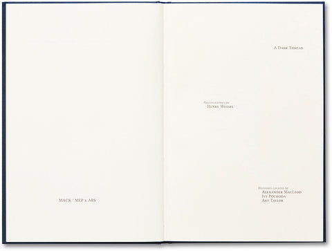 A Dark Thread Henry Wessel - MACK