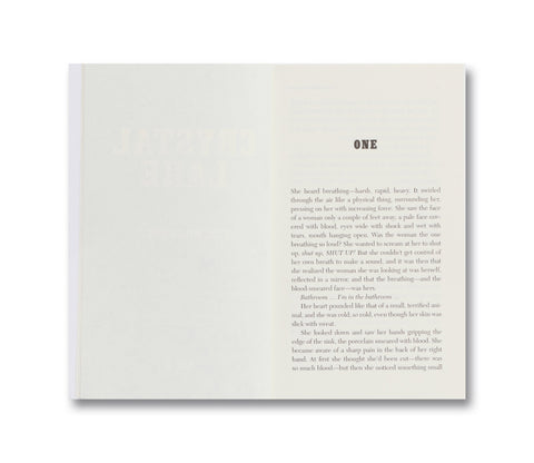 Crystal Lake: The Novel film book by A24, featuring a gray cover with movie-inspired design and title text.