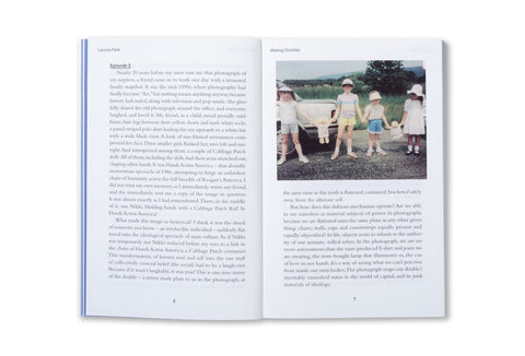 Lacuna Park photography book by SPBH Editions featuring essays and adventures in photography, with a cover image showing urban landscape.