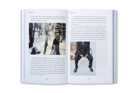 Lacuna Park photography book by SPBH Editions featuring essays and adventures in photography, displayed with open pages and cover.