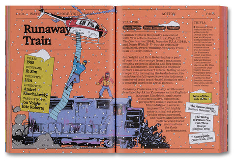 A24 "Watch This Before You Turn 18!" film book featuring colorful cover art and bold typography.