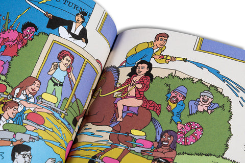 A24 film book titled "Watch This Before You Turn 18!" with detailed cover art and vibrant colors.