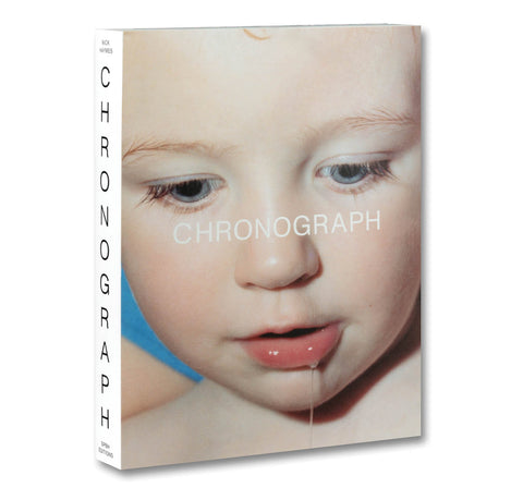 Front view of a photography book titled "Chronograph" by SPBH Editions, featuring a sleek cover design.