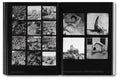 Black and white contact sheet of photographs from Hujar:Contact photography book by MACK, showing multiple small images in grid format.