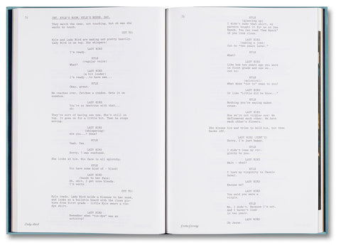 Lady Bird Screenplay Book - MACK