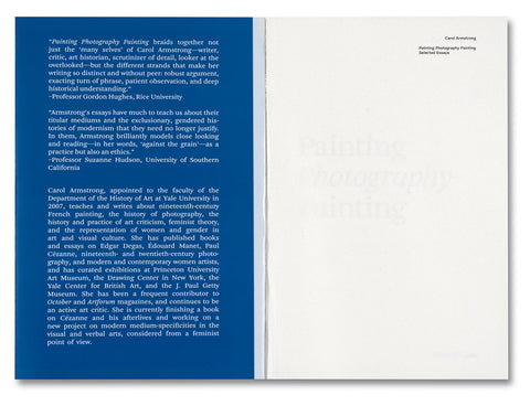 Painting Photography Painting: Selected Essays