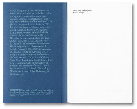 Returning to Benjamin - MACK