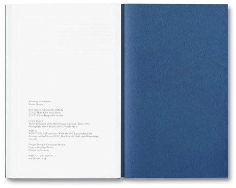 Returning to Benjamin - MACK