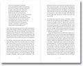 Open book titled "Transitions: On Culture, Crisis, and the Human" by MACK, showcasing pages with text on art theory and cultural analysis.
