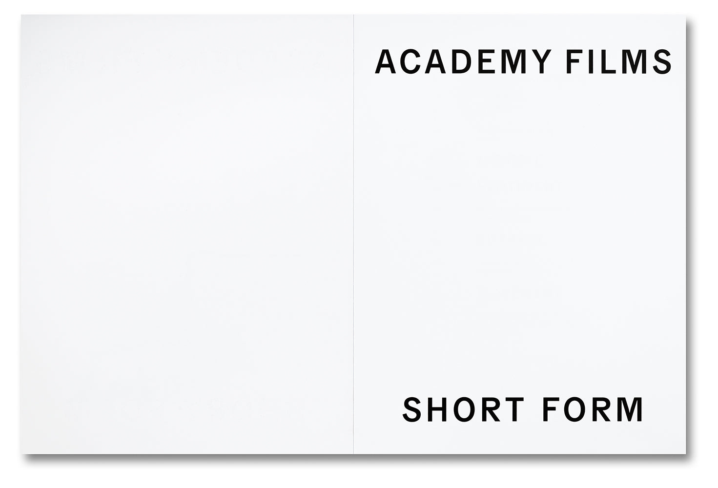 【未開封】SHORT FORM:40 YEARS OF MUSIC VIDEOS Short Form: 40 Years of Music Videos, Ads, and the Art of Moving