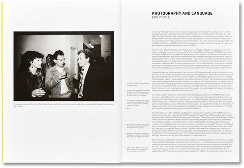 Thought Pieces: 1970s Photographs by Lew Thomas, Donna-Lee Phillips, and Hal Fischer  Erin O'Toole (ed.) - MACK