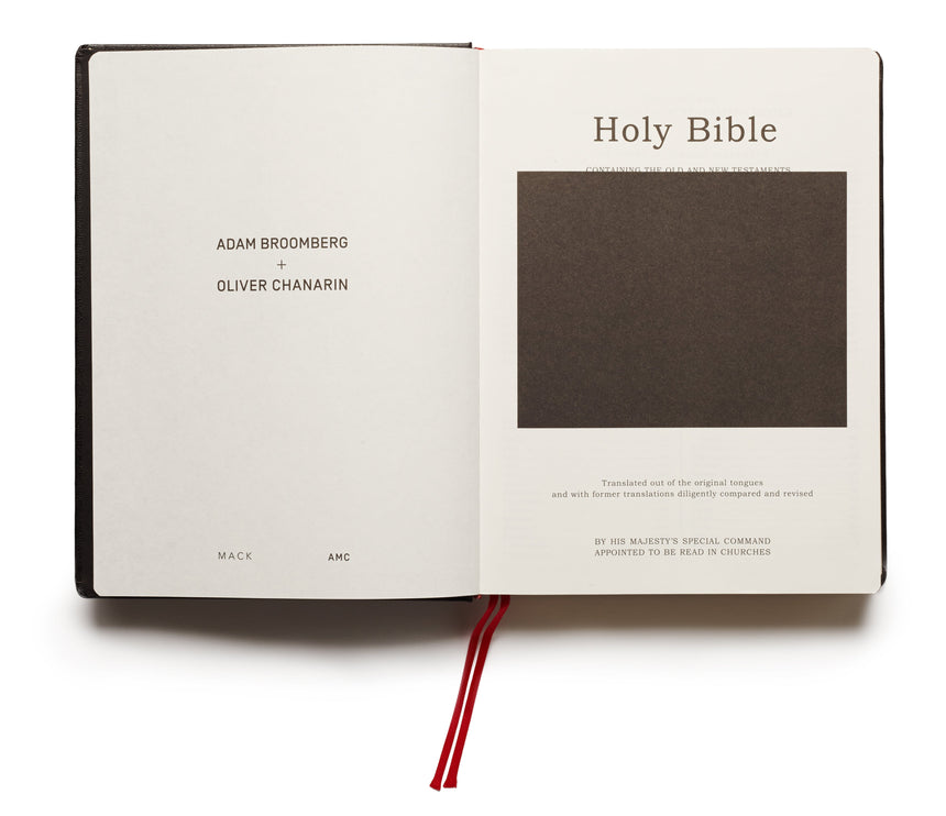 Holy Bible (First printing) <br> Adam Broomberg & Oliver Chanarin - MACK