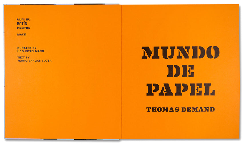 Mundo de Papel <br> Thomas Demand