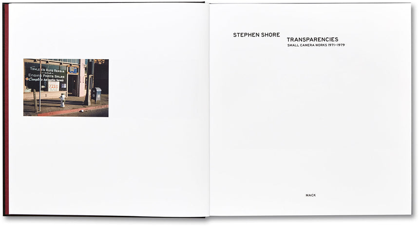 Transparencies: Small Camera Works 1971-1979 <br> Stephen Shore - MACK